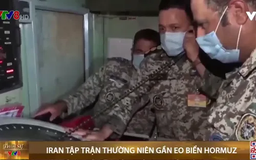 Iran tập trận gần eo biển Hormuz