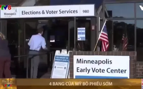 4 bang tại Mỹ tổ chức bỏ phiếu bầu cử Tổng thống sớm