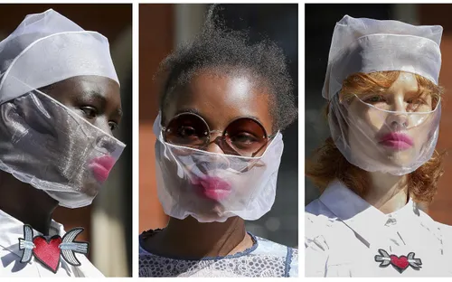 Độc đáo, bộ sưu tập thời trang cảm hứng COVID-19