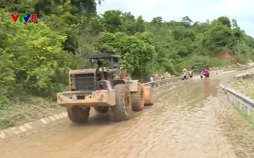 Nghệ An: Khắc phục tình trạng sạt lở núi