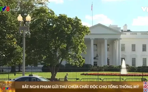 Bắt nghi phạm gửi thư chứa chất cực độc cho Tổng thống Donald Trump