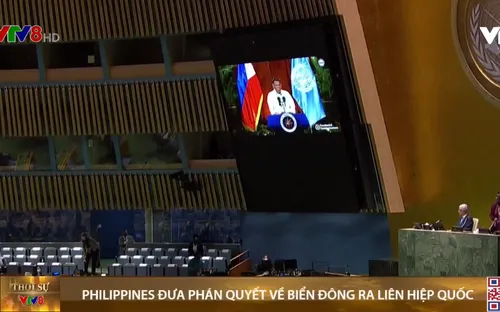 Tổng thống Philippines đưa phán quyết Biển Đông năm 2016 ra Liên Hiệp Quốc