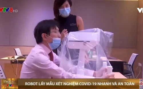 Singapore chế tạo robot lấy mẫu xét nghiệm COVID-19 nhanh và an toàn