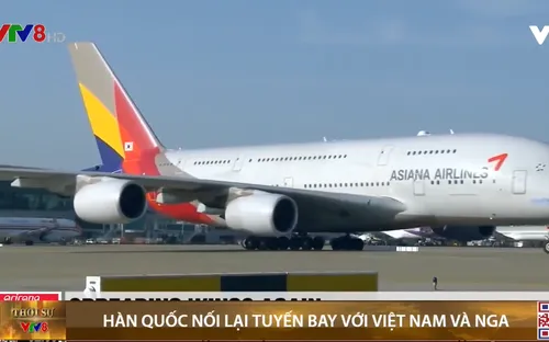 Hàn Quốc nối lại một số tuyến đường bay với Việt Nam và Nga