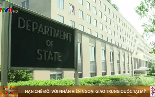 Mỹ siết chặt quyền đi lại của nhân viên ngoại giao Trung Quốc