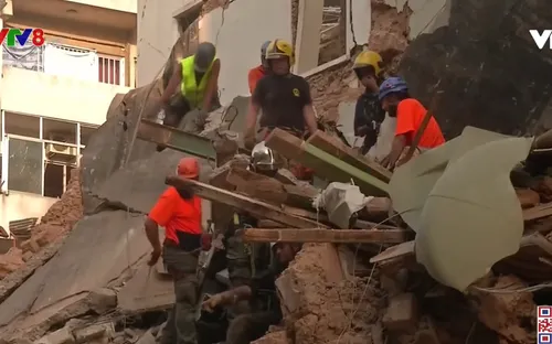 Li Băng: Phát hiện dấu hiệu sự sống dưới đống đổ nát một tháng sau vụ nổ thảm khốc ở Beirut