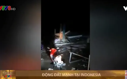 Động đất rung chuyển đảo Indonesia