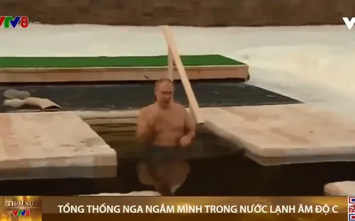 Tổng thống Nga Putin ngâm mình trong nước lạnh âm độ C