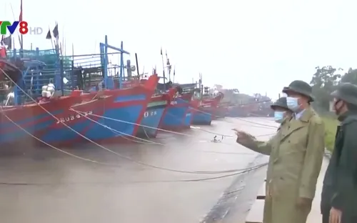 Cập nhật tình hình phòng chống bão số 8 tại Thanh Hóa