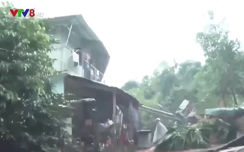 Quảng Nam: Sạt lở làm sập 1 ngôi nhà ở huyện Bắc Trà My