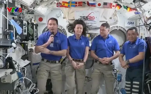 Bốn phi hành gia trên ISS chuẩn bị trở về trái đất