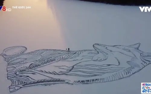 Sáng tạo nghệ thuật trên hồ băng