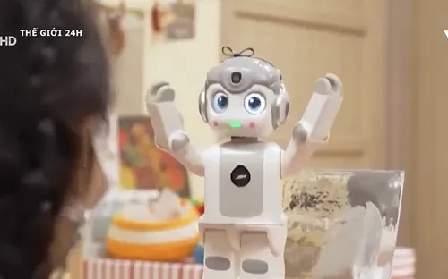 Robot hỗ trợ giảng dạy tại trường mẫu giáo