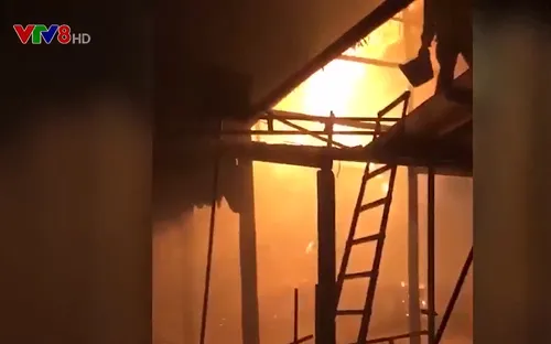 Quảng Nam: Cháy rụi 1 nhà hàng ở Cù Lao Chàm