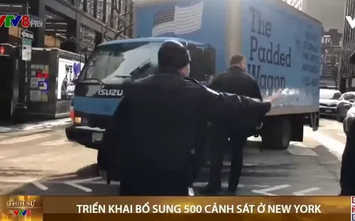 Mỹ: Triển khai bổ sung 500 cảnh sát ở New York