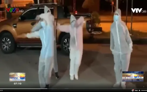 Điệu nhảy của lực lượng chốt kiểm dịch