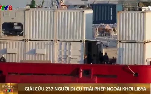 Giải cứu người di cư trái phép ngoài khơi Libya