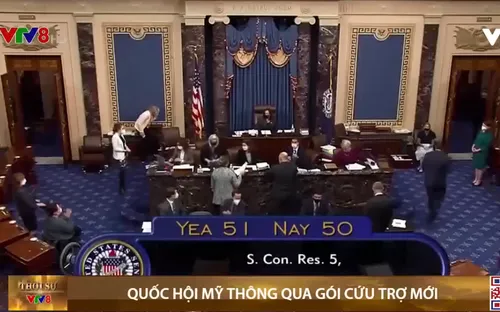 Quốc hội Mỹ thông qua gói cứu trợ kinh tế 1,9 nghìn tỷ USD