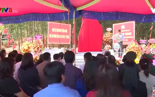 Gia Lai: Khánh thành Bia di tích lịch sử Mặt trận Dân tộc giải phóng