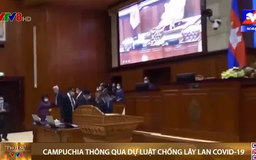 Campuchia thông qua dự luật chống lây lan COVID-19