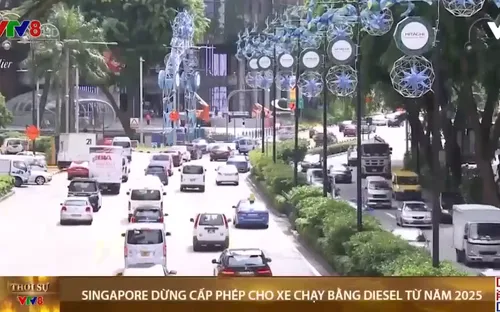 Singapore dừng cấp phép cho xe chạy bằng diesel từ năm 2025