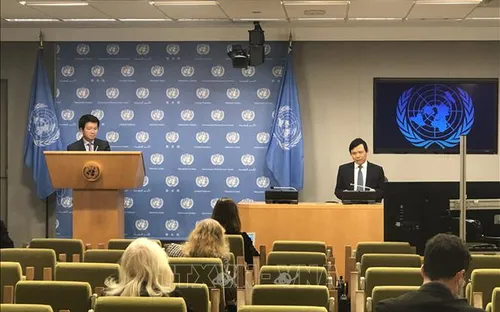 Việt Nam chủ trì buổi họp báo đầu tiên dưới cương vị Chủ tịch Hội đồng Bảo an LHQ