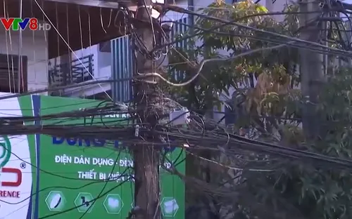 Thanh Hóa: Nguy cơ cháy nổ từ cáp viễn thông