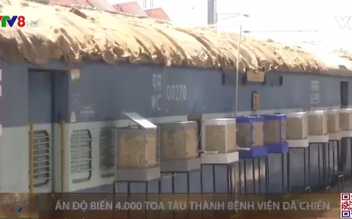 Ấn Độ biến 4.000 toa tàu thành bệnh viện dã chiến