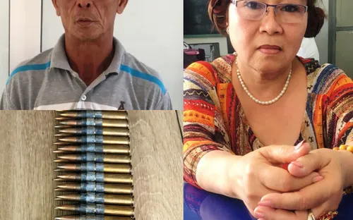 Mang vũ khí nóng đi đòi nợ thuê, 4 đối tượng bị khởi tố, bắt tạm giam