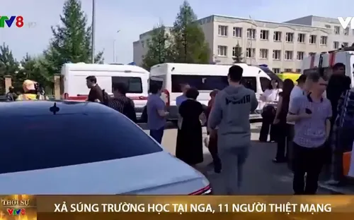 Xả súng tại trường học Nga