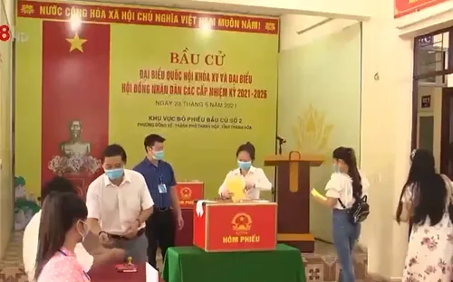 Thanh Hóa: Diễn tập các tình huống bầu cử trong điều kiện dịch bệnh