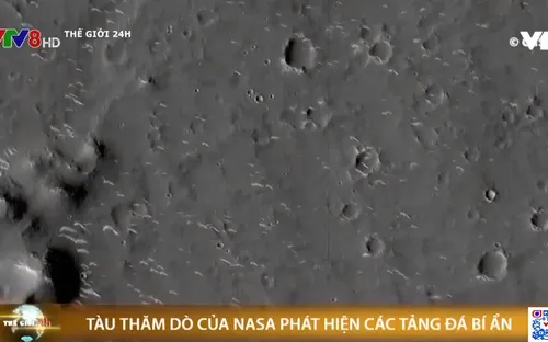 Tàu thăm dò của NASA phát hiện các tảng đá bí ẩn