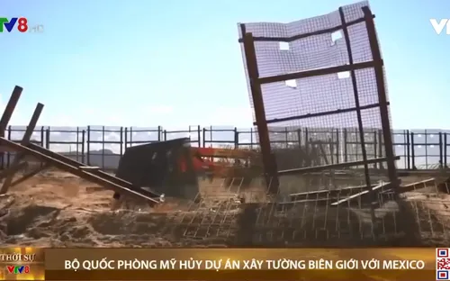 Bộ Quốc phòng Mỹ hủy dự án xây tường biên giới với Mexico