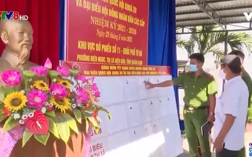 Quảng Nam: Đảm bảo an ninh trật tự các điểm bầu cử