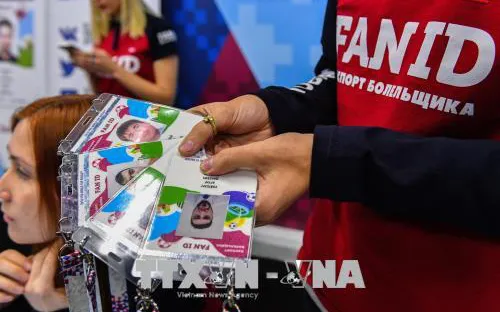 Cảnh báo công dân nhập cảnh liên bang Nga bằng Fan ID