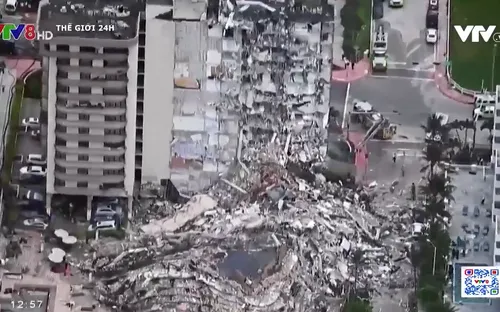 Bí ẩn vụ sập tòa chung cư 12 tầng kinh hoàng ở Miami, Mỹ