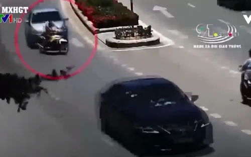 Gặp tai nạn do sang đường bất cẩn