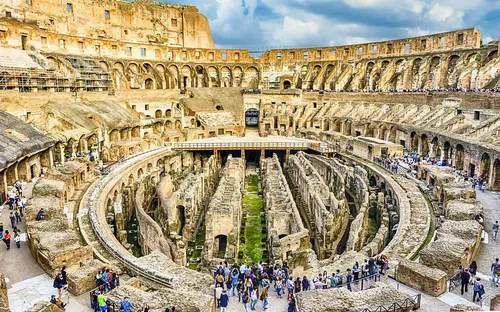 Hệ thống đường hầm bí mật của Đấu trường La mã lần đầu tiên ra mắt công chúng