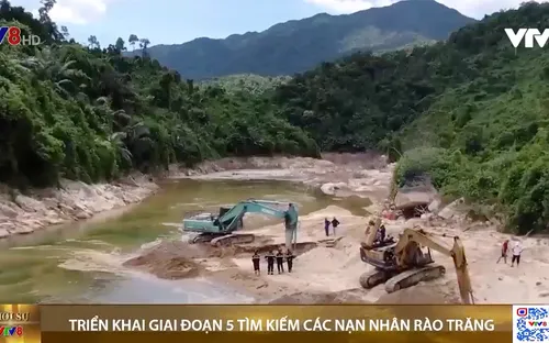 Tiếp tục tìm kiếm 11 nạn nhân còn mất tích trong vụ sạt lở tại Rào Trăng