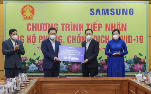 Thái Nguyên tiếp nhận thêm gần 11 tỷ đồng ủng hộ công tác phòng, chống COVID-19