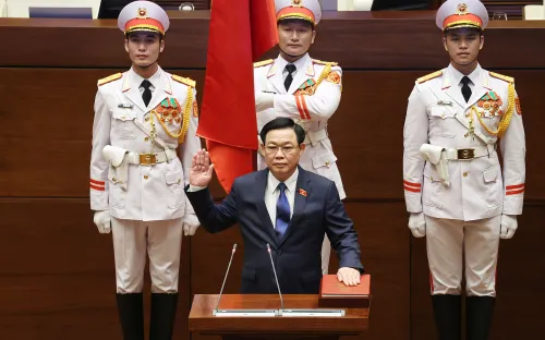 VIDEO: Chủ tịch Quốc hội khóa XV Vương Đình Huệ tuyên thệ nhậm chức