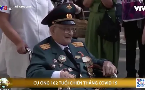 Cụ ông 102 tuổi chiến thắng COVID-19
