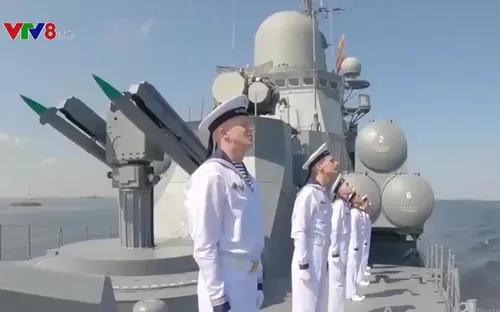 Nga duyệt binh vinh danh ngày Hải quân