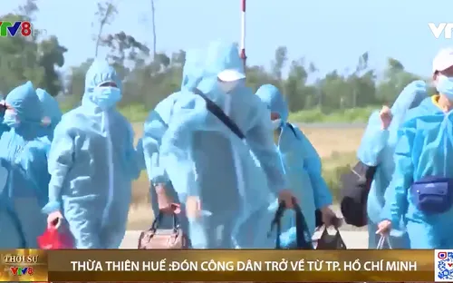 Thừa Thiên-Huế đón công dân về bằng đường hàng không