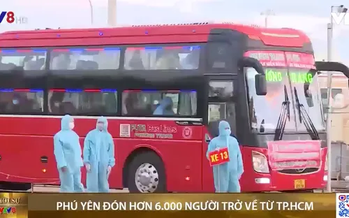Phú Yên đón 6000 công dân từ TP. Hồ Chí Minh về quê tránh dịch