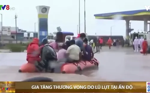 Gia tăng thương vong do lũ lụt tại Ấn Độ
