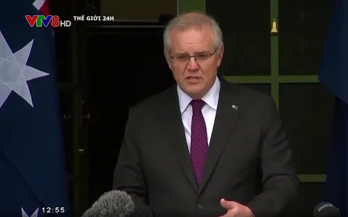 Thủ tướng Australia lên án người biểu tình chống phong tỏa