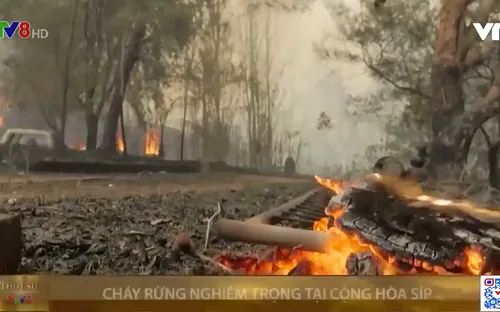 Châu Âu hỗ trợ Cộng hòa Síp đối phó cháy rừng nghiêm trọng nhất trong lịch sử