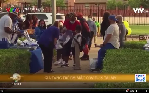 Gia tăng trẻ em mắc COVID-19 tại Mỹ