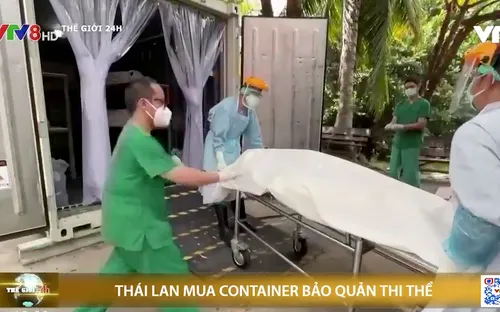 Nhà xác Thái Lan quá tải vì quá nhiều ca tử vong do COVID-19